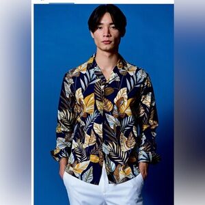 Paisley & Gray slim‎ ft white shirt size L